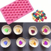 1pc Bear Gummy Candy Silicone Mold, Mini Dinosaur, Bear, Heart And Mini Donut, Animal Shapes, Non-Stick Silicone Candy Gummy Mold, Random Style - Multicolor - View 5