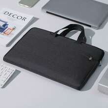 Tas Laptop 15,6 Inci, Minimalis Ringan, Pegangan Tersembunyi, Tas Kerja Klasik, Unisex, Perjalanan, Universitas, Tas Laptop Bisnis - MultiWarna - View 7