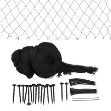 10M X 10M Garden Net Anti Bird Net | 1 Inch Mesh | Reusable Nylon Poultry Netting With Pegs & Ties For Fruit Trees Vegetables Crops  & Roo - JY260071401@Color - View 1