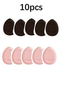6pcs Finger Makeup Sponge Puff, Mini Thumb Size Cushion Concealer Tip Sponge Puff,Giveaways,Travel,Cheap Stuff,Travel Essential - Multicolor - View 14