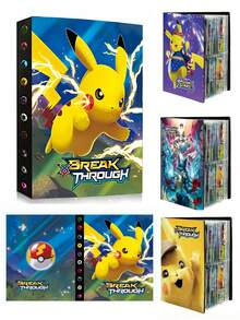 asmodee 1pc Pokémon Game Card Album, Card Storage Photo Album, Card Collection Book For Pocket Monsters, 120 Card Slots, Max Capacity 240 Cards (Cards Not Included) - 120-slot - View 1