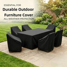 Sarung Kursi Teras yang Dapat Ditumpuk & Sarung Tahan Air untuk Furnitur Luar Ruangan - Sarung Kursi - View 6