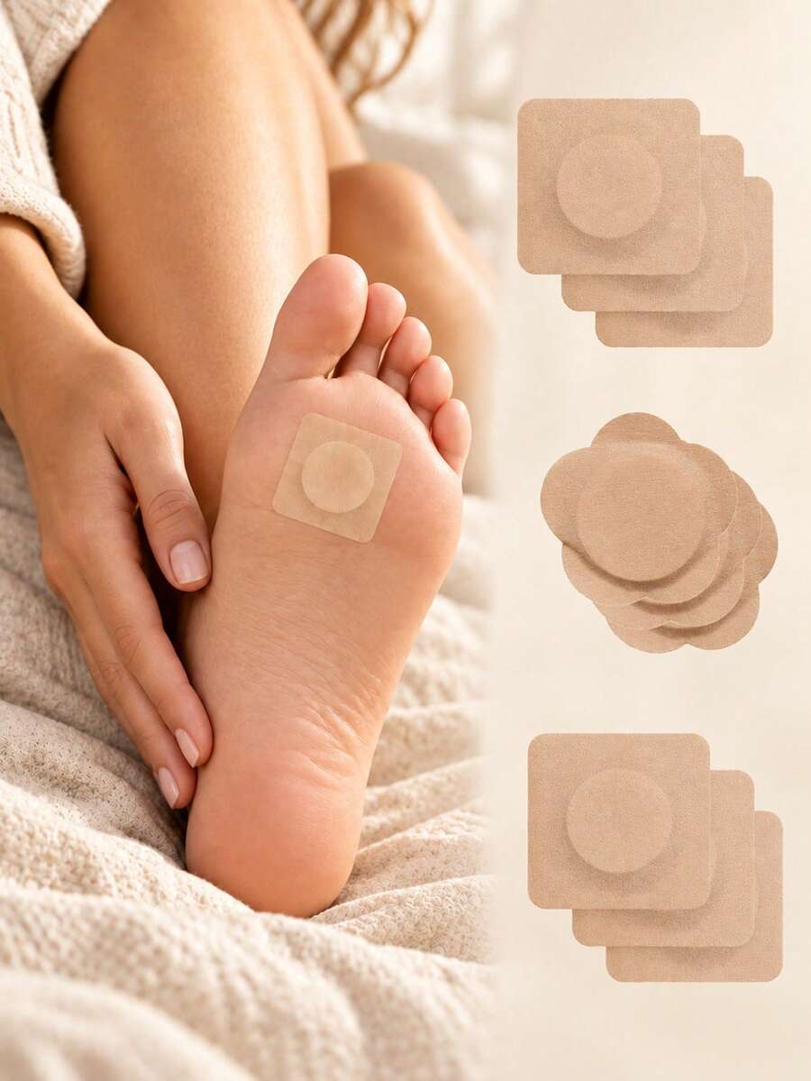 50/100PCS Castor Oil Patches, Convenient, Comfortable, Easy To Carry Absorbent Patches, Suitable For All People, Self-Adhesive Pads Patches For Daily Use, Home Use, Travel Use, Oil Not Included, 1PC
