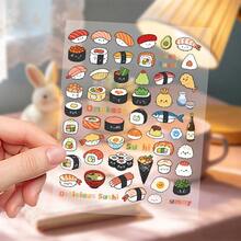 1 buah Stiker Dekorasi Sushi Lucu untuk Casing Ponsel, Kulkas, Perencana, Buku Harian, Album Foto, Koper, Jendela, Gitar, Helm, Skateboard, Laptop - MultiWarna - View 6