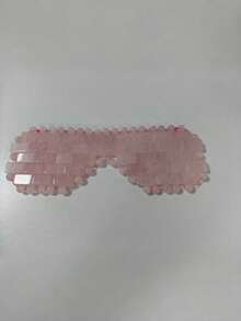 1pc Natural Jade Eye Massager, Rose Quartz Jade Eye Relaxation Massage Stone, Skin Massage Beauty Tool, Perfect Gift For Girlfriend Or Mother - Multicolor - View 10