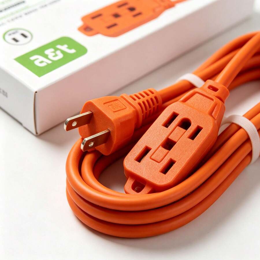 Extensión eléctrica interior AT-EX02-8NA con caja - Tipo de Enchufe A USA (110-127V) - Ver 1