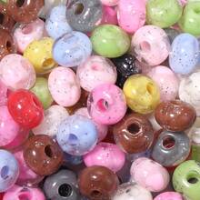 30pcs/Pack Acrylic Transparent Colorful Filled Heart & Star Pattern Large Hole Abacus Beads DIY Bracelet Necklace Phone Chain Pendant Jewelry Making Accessories - Large-hole Beads - View 7
