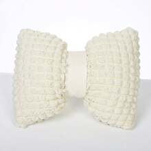 1pc Car Headrest Neck Pillow Lumbar Support Cushion, Puff Grid Breathable Comfortable Car Seat Pillow, Car Interior Accessory - Car Accessories - View 10