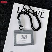 Ins Lanyard Card Holder Keychain Integrated Transparent Work Badge Card Sleeve Photo Protector Bus Card Access Card Campus Card Meal Card ID Badge, Middle & High School Students, Office Workers, Idol Fans, Card Storage, Photo Dust-Proof, Portable, Birthday Gift, Holiday Gift, Anime Merchandise Storage, Commuting, Campus Use, Desk Organization, Creative Collection, DIY Decoration - A - View 11