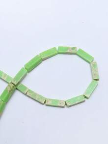 1 Strand 4x13mm Natural Stone Beads Rectangle Emperor Stone Loose Spacer Beads For Jewelry Making DIY Unique Bracelets Necklace Earrings - Multicolor - View 19