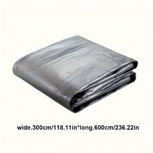 1pc 180g Tarp Cover Waterproof Great For Tarpaulin Canopy Tent, Boat, RV Or Pool Cover Waterproof Plastic Poly Emergency Rain Shelter, Outdoor Cover And Camping Use - Waterproof Cloth - View 2