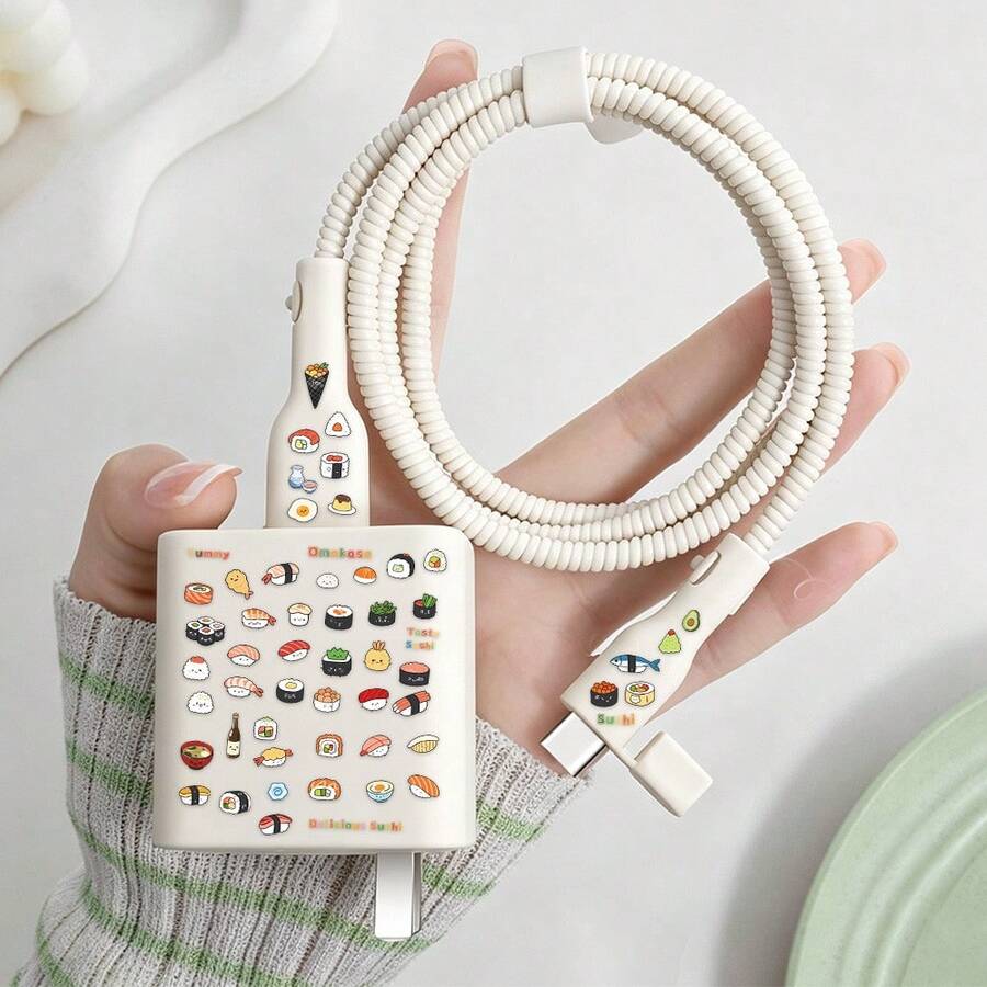 1 buah Stiker Dekorasi Sushi Lucu untuk Casing Ponsel, Kulkas, Perencana, Buku Harian, Album Foto, Koper, Jendela, Gitar, Helm, Skateboard, Laptop - MultiWarna - View 1