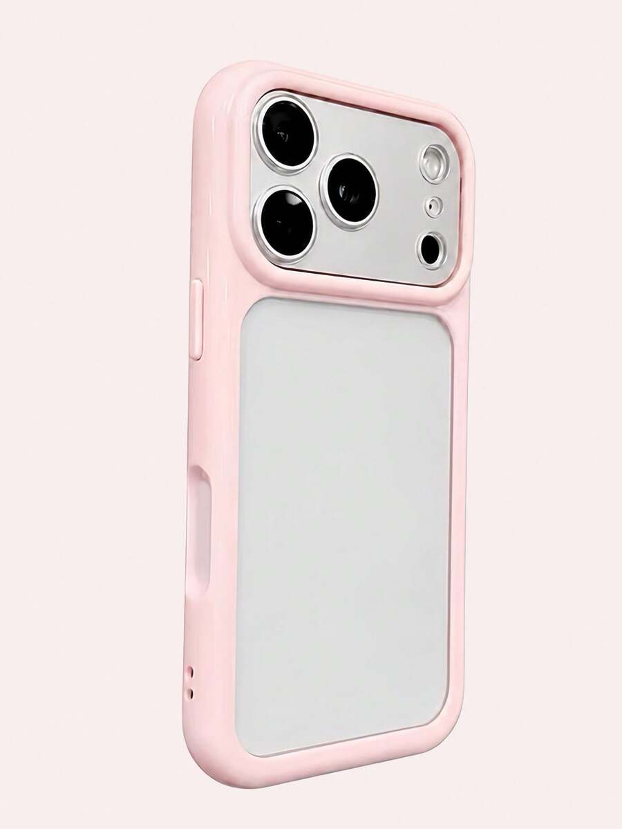 Apple 智慧時尚手機殼，高級手感，3合1加厚材質，彩色純色邊框，個性創意粉色、白色、黑色、藍色、綠色，極簡防摔全包透明款，適用於 Apple 17 Pro Max 17 Pro 17/ 18 Pro Max Case/18 Pro/Air 16 Pro/16 Pro Max/16/15 Pro Max/14/14 Pro Max/13/12/12 Pro/11/11 Pro Max/15 Pro/13 Pro/14 Plus 彩色手機殼