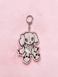 6pcs Gachiakuta Themed Acrylic Keychains, Including Chibi Characters, Logos, Dolls And Anime Poster Illustration Designs, Fashionable Bag Charms, Suitable For: Back To School, Gift For Anime Fans, Exquisite Collection, All Season Use. - Multicolor - View 6