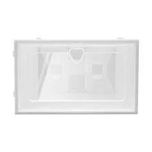 20 Flip-Top Shoe Boxes, Made Of PP, Stackable Shoe Boxes, Multi-Purpose Storage Boxes, Off-White With Heart Design - View 5