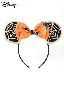 Hasbro 1pc Halloween Party Pumpkin Bow Decor Headband, Halloween Candy Element Lollipop Style Hairband Headband Accessory, Holiday Party Gift - Multicolor - View 3