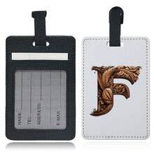 Label Koper Kulit dengan Inisial, Label Tas Ransel Travel dengan Huruf, Hadiah untuk Wanita dan Remaja, Aksesori Penting untuk Perjalanan Musim Panas Kembali ke Sekolah - MultiWarna - View 13