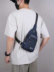 Tas Bahu Pria, Hadiah Hari Ayah, Tas Dada Multifungsi untuk Mendaki, Ransel Satu Bahu Ringan, Tas Samping Hadiah Menarik, Kantong Aksesori Mendaki - MultiWarna - View 9