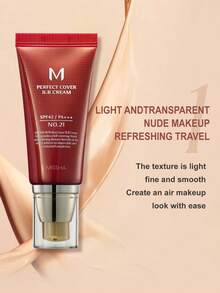 MISSHA M Perfect Cover BB Cream SPF 42 PA+++ Korean Makeup Y2K Look Natural Finish Moisturizing Base 50ml - 21 LIGHT BEIGE - View 5