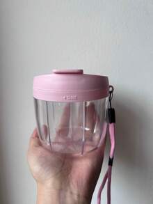 7-Compartment Transparent Portable Pill Box, Flip Lid Design + Portable Lanyard, Medicine Storage Sealed Bottle - View 9