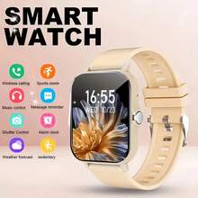 AZRTL Smartwatch Olahraga Unisex yang Istimewa, Penghitung Langkah, Kalori, Mode Multi-Olahraga, Kontrol Musik, Kamera Jarak Jauh, Panggilan Nirkabel, Tampilan Jam yang Dapat Disesuaikan, Pengingat Notifikasi, Pengingat Alarm, Prakiraan Cuaca, Pengisian Daya USB - Smartwatch Multifungsi - MultiWarna - View 14