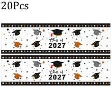10件/20件/40件 2027畢業主題水瓶貼紙，用於慶祝畢業派對的水瓶禮品包裝裝飾貼紙 - 彩色 - 查看 15