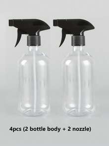 Botol Semprot Plastik Kosong 16,9oz/500ml Botol Semprot Tahan Lama Botol Air Kabut/Aliran, Cocok Untuk Larutan Pembersih, Minyak Esensial, Perawatan Rambut - Beraneka warna - View 8