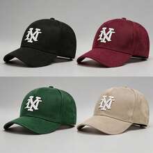 1 Pc Men's Gothic Letter NY Embroidered Fashion Baseball Cap, Adjustable Design, Suitable For Outdoor Activities, Travel, And Running - Multicolor - View 9