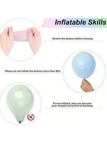 60pcs Pastel Latex Balloons - Colorful Party Decorations, Suitable For Holiday Celebrations, Birthday Parties, Anniversaries, Wedding Decor - Multicolor - View 5