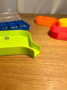 Bead Sorting Pouring Tray With Funnel Spout, Jewelry Making Storage Tray, Suitable For Beads, Rhinestones, Pendants, Accessories And Small Craft Parts - Multicolor - View 6