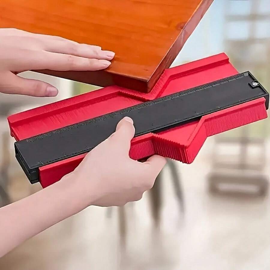 1pc PPSU Adjustable Contour Gauge, Expandable Shape Duplicator Tool For Woodworking, Tile, Carpet And Composite Materials, Non-Electric DIY Home Decor Tool