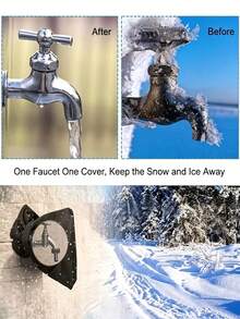 3/1pc Outdoor Faucet Winter Pipe Protector,Waterproof And Frostproof.Reusable Protector Suitable For Outdoor Patios,Home Faucet Protection Devices, Outdoor Gardening Accessories, And Gardening Tools.Garden Accessories,Fall Home Decor,Halloween - A - View 5