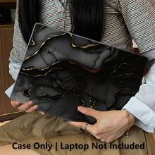 1pc Protective Case For MacBook, Marble UV Printed Pattern, Laptop Protective Cover, Minimalist Lightweight Durable Protective Case Suitable For MacBook Air Pro 13.3 13.6 14.2 15.3 16.2 Inch, Suitable For 13 Inch Neo Laptop Protective Case A3404 Model/ D14, D16 - View 3