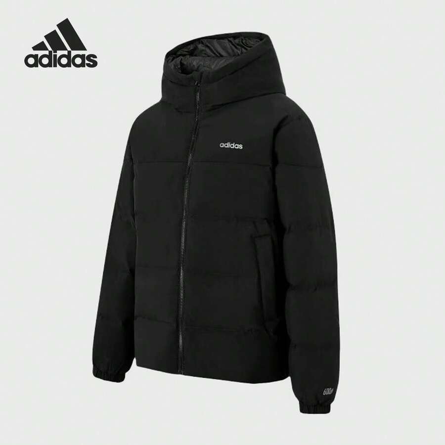 Adidas Men's 2026 New Down Jacket, Casual Warm Windproof Outerwear KX5248 - Black - View 1