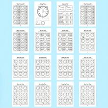32-Page Children's Time-Telling Practice Book, Learn To Read Analog Clocks, Practice Writing And Drawing Clock Hands, AM And PM Daily Routine Exercises, Preschool Kindergarten Math Activity Book, Home Learning Educational Gift, Math Workbook, Christmas Gift, Learning Supplies, Educational Books, Educational Games - Multicolor - View 7