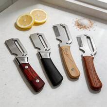 4pcs Multi-Function Fruit & Vegetable Peeler Set, Right-Handed Only, Stainless Steel Potato & Carrot Peeler, 3-In-1 Multi-Function Peeler With Onion Grater & Bottle Opener, Suitable For Home Kitchen, Restaurant, Picnic, Camping, Travel - Multicolor - View 5