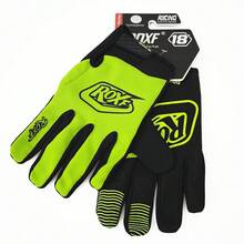 ROXF 一雙全指觸控螢幕登山車與摩托車騎行手套,男士戶外登山車競賽手套,中性款 - 綠色 - 查看 5