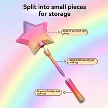 3D Printed Wand Tap To Pay Starlight Magic Wand, Contactless NFC Portable Multi-Scenario Long-Distance Card Swiping, Suitable For Teens 14+ And Adults, Gift, Birthday Present - Multicolor - View 9