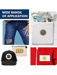 Patch Transfer Panas Foto Kustom, Patch Gambar yang Dipersonalisasi Cocok untuk Jaket, Tas, Topi - Dapat Ditransfer Panas atau Dijahit dengan Nama, Teks, Logo Merek, Cocok untuk Jaket, Tas, Ransel, Topi, dan Tutup Kepala - Hadiah untuk Pengiring Pengantin, Remaja, Pria atau Wanita - Beraneka warna - View 9