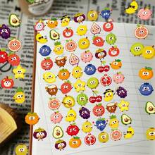 1pc Fruit Sticker Decoration For Planner, Diary, Scrapbook, Envelope, Greeting Card, Notebook, Laptop, Suitcase, Phone, Guitar, Skateboard, Luggage - Fruit - View 6