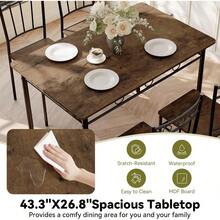 Dining Table & Chair Sets - Brown - View 5