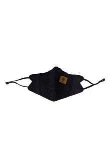 Autumn/Winter Teddy Fleece 3D Warm Face Mask, Unisex, Leather Patch Decor, Windproof, Breathable, Adjustable Ear Loops, Suitable For Commuting, Outdoor, Cycling - Teddy Fleece - View 12