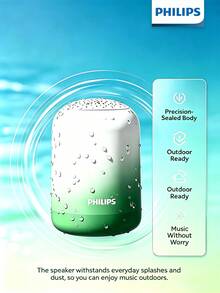 PHILIPS TAS1110 Wireless Bluetooth Speaker Portable Mini Phone Speaker With Deep Bass - View 2