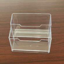 1pc Acrylic Premium Transparent Business Card Holder, Front Desk Exhibition Storage Portable High-End Car Business Card Box - View 9