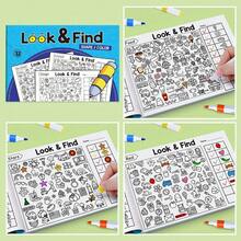 32-Page Seek And Find Game Book, Sudoku And Memory Puzzle, Color Recognition, Durable Travel Cards, Suitable For Home/School, Back To School And Holiday Gifts - Multicolor - View 15