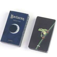 Kartu Oracle Dewa Malam Gelap: Mengambil inspirasi dari alam dan energi bulan serta bintang, kartu-kartu indah ini sangat cocok untuk panduan harian dan meditasi. - Navy Blue - View 4