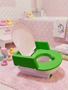 Toddler Potty Training Seat, Potty With Removable Bowl - Green - View 3