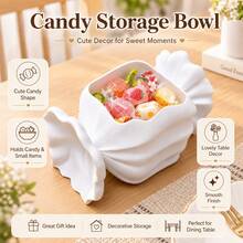 1pc Creative Candy-Shaped Storage Box, Desktop Organizer For Candy, Jewelry, Earrings, Rings, Hair Accessories, Keys And Miscellaneous Items, Suitable For Bedroom, Vanity, Desk And Home Decor - Multicolor - View 1