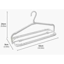 2 cái giá treo khăn gấp gọn điều chỉnh được màu trắng, giá phơi ga giường và chăn đệm. Giá treo khăn gấp gọn điều chỉnh được tiết kiệm không gian. Giá phơi xoay được thiết kế dày và rộng hơn, có thể treo khăn, khăn tắm và ga giường, giá phơi chăn đệm, giá phơi - Nhiều màu - Xem 3
