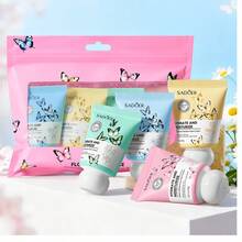4pcs Hand Cream Set Moisturizing Hydrating Anti-Cracking Hand Care For Autumn And Winter - Floral - View 1
